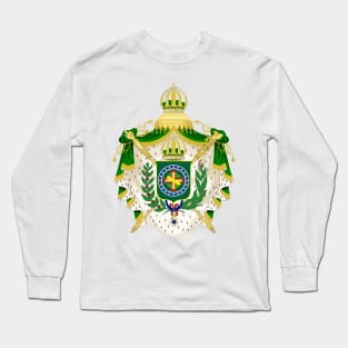 Imperial Coat of arms, complete version, design of the second reign (1840–1889) Long Sleeve T-Shirt